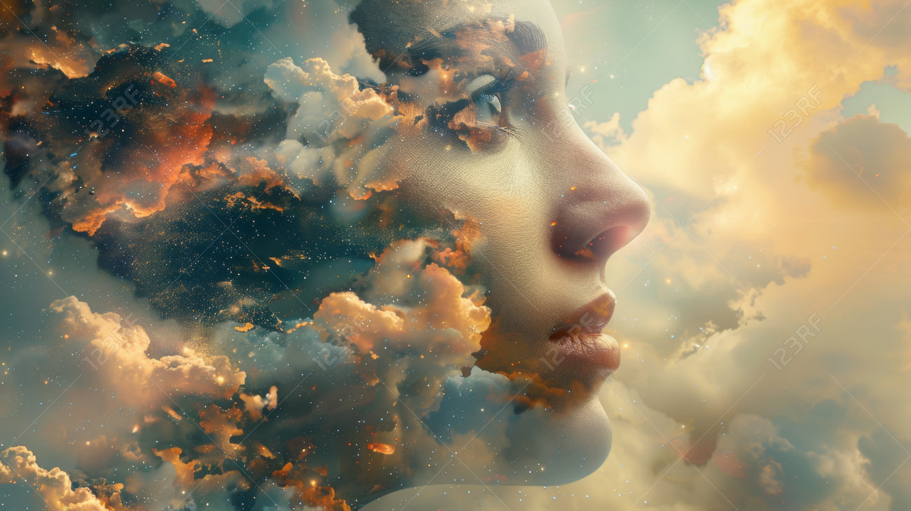 232570414-a-womans-face-is-shown-in-a-cloud-filled-sky-ai