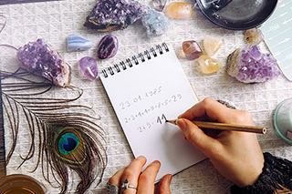 Numerologist calculates life path number to reveal insights about personal strengths and weaknesses, and future life challenges.