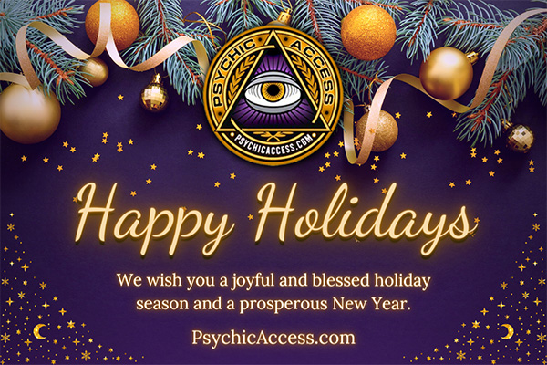 We wish you a joyful and blessed holiday season and a prosperous New Year.
